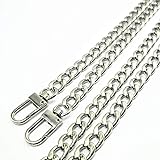 WEICHUAN 47" DIY Iron Flat Chain Strap Handbag