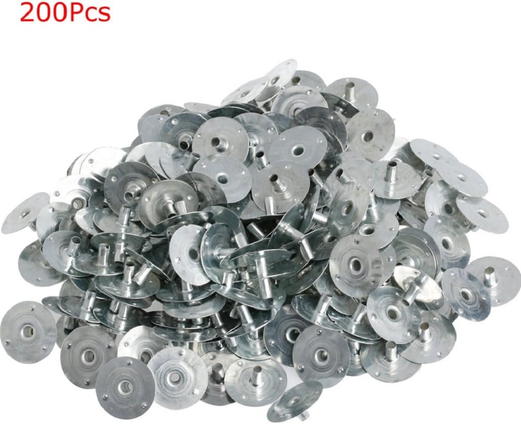 Andiny 200pcs Metal Candle Wick Sustainer Tabs,For Candle Making,Candle DIY