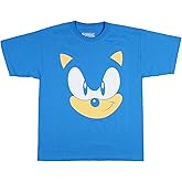 Seven Times Six Sonic The Hedgehog Boys' Speedster Big Face Graphic Print T-Shirt