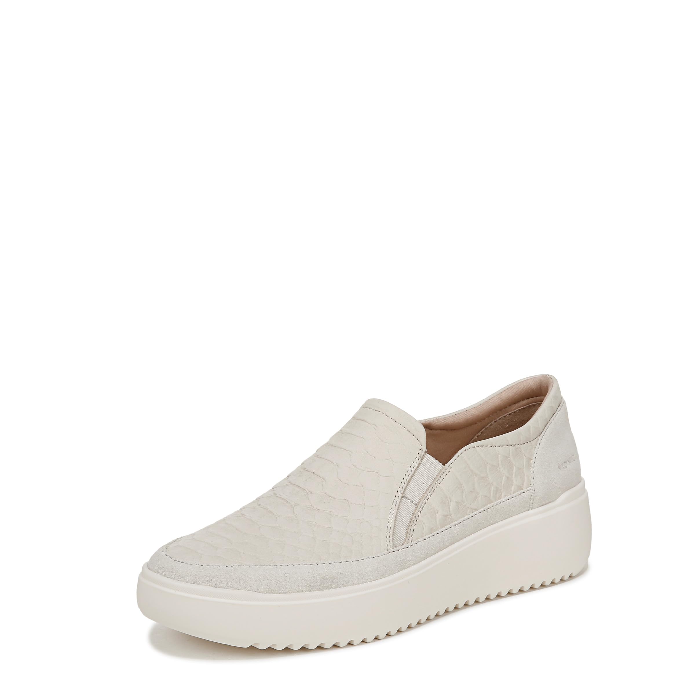 Vionic Womens Kearny Sneaker Cream Leather 5 W