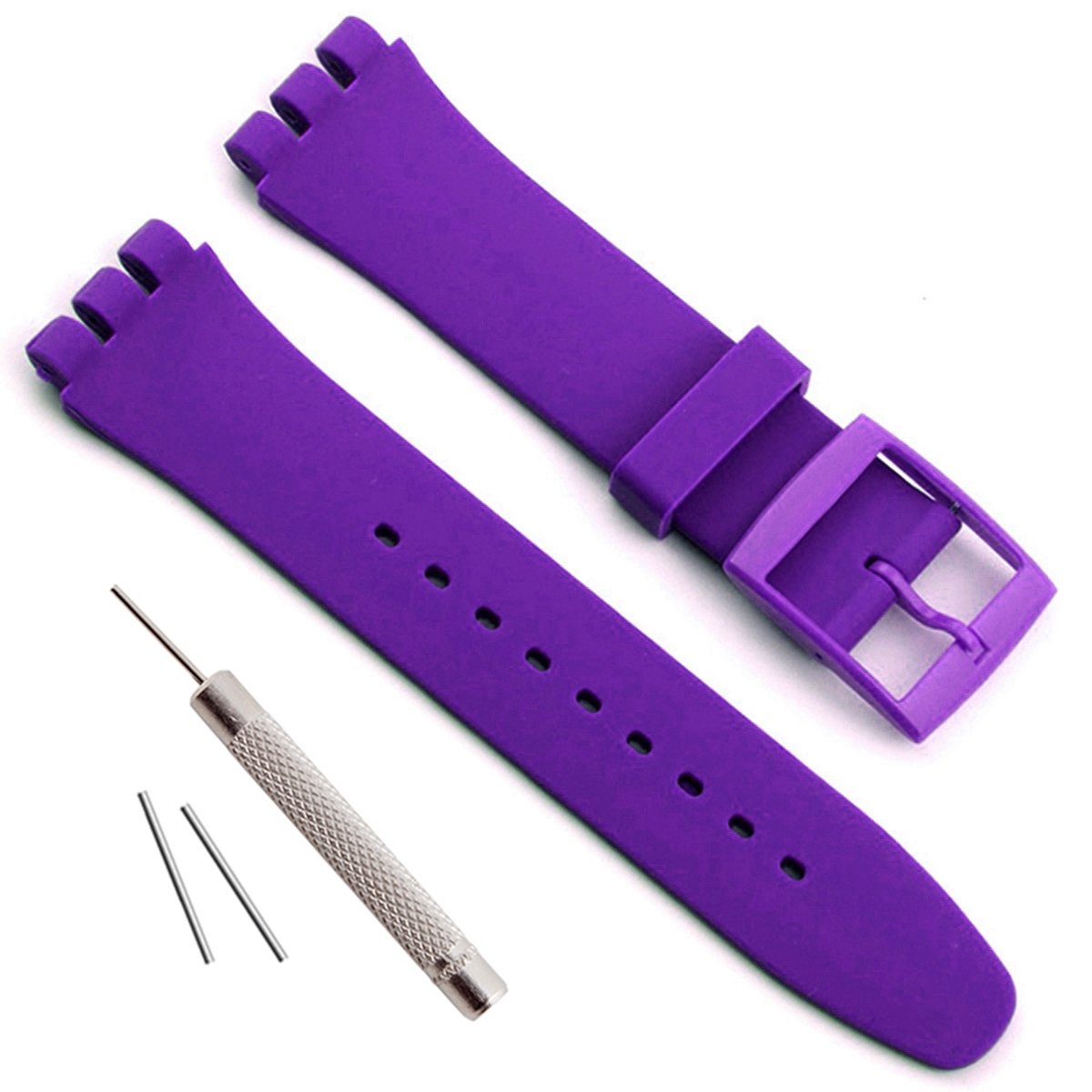 GreenOlive Watch - Green Olive, Purple, 19 mm, strap, purple, 19mm, Strap