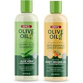 ORS Olive Oil Shampoo &amp; Conditioner for Moisture, Strengthen &amp; Restore - Bundle