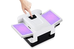 FEIERYA Automatic Card Shuffler 2/1 Deck,Electric UNO Poker Shuffler Machine,Playing Card Shuffler for Home Card Game,Travel