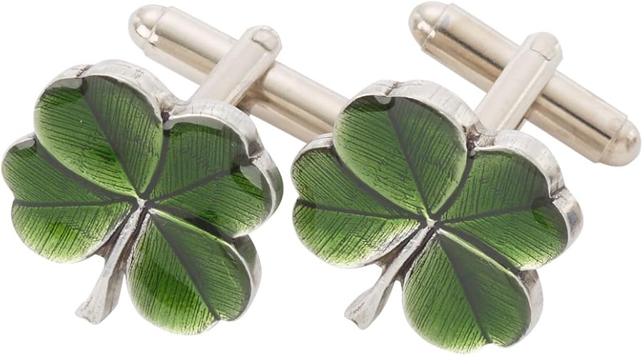 Amazon Danforth カフスボタン クローバー グリーン ピューター 手作り 米国製 カフス 通販