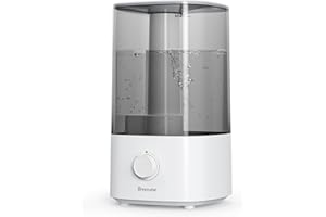 BREEZOME 4L Humidifiers for Bedroom, Top Fill Cool Mist Ultrasonic Humidifiers for Baby, Plants, Nursery, Humidifiers for Large Room Last up to 50 Hours