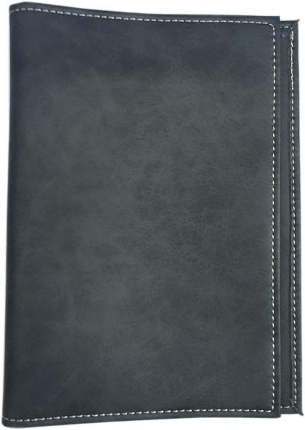 Buchumschlag Aus Leder Hbz05 Handgefertigt A5 Unisex Hulle Fur Notizbucher Akten Zeichenmappen Notizblocke Skizzenblocke Retro Design A4 Schwarz Amazon De Burobedarf Schreibwaren