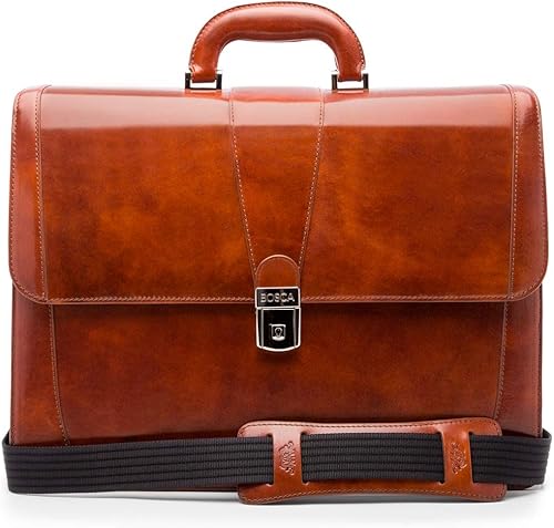 bosca leather briefcase