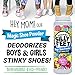 Silly Feet Magic Shoe Deodorizer Powder – Foot Powder Shoe Odor Eliminator for Kids Smelly Feet – 8 Ounce Bubble Gum Scentthumb 2