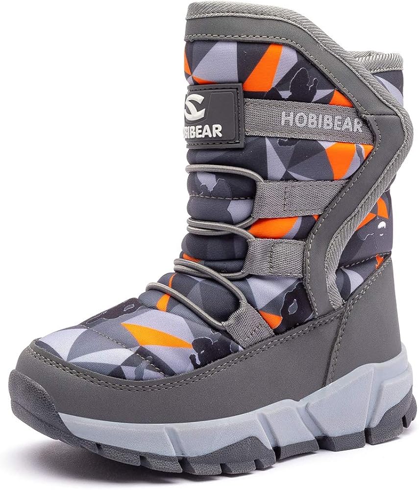  | BODATU Boys Snow Boots Outdoor Waterproof Winter Kids Shoes | Boots