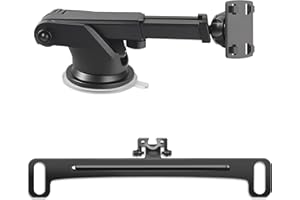 GONIFETO Carplay Mount,(4.3"-10")Baby Car Camera Mount for Rohent,Backup Camera Monitor Bracket,Android Auto Screen Dashboard Mounting Holder,Car Play Screen Holder for Carpuride, Car Stereo Suction Cup Holder