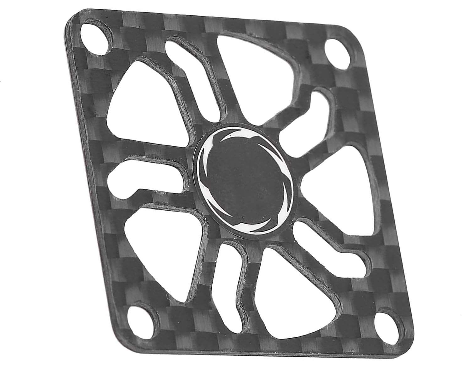 MACHSWON 40mm Carbon Fiber Electric Motor Cooling Fan Cover RC Car Boat Motor Replacement part RC Cooling Fan Light Weight for RC Car Boat Motor