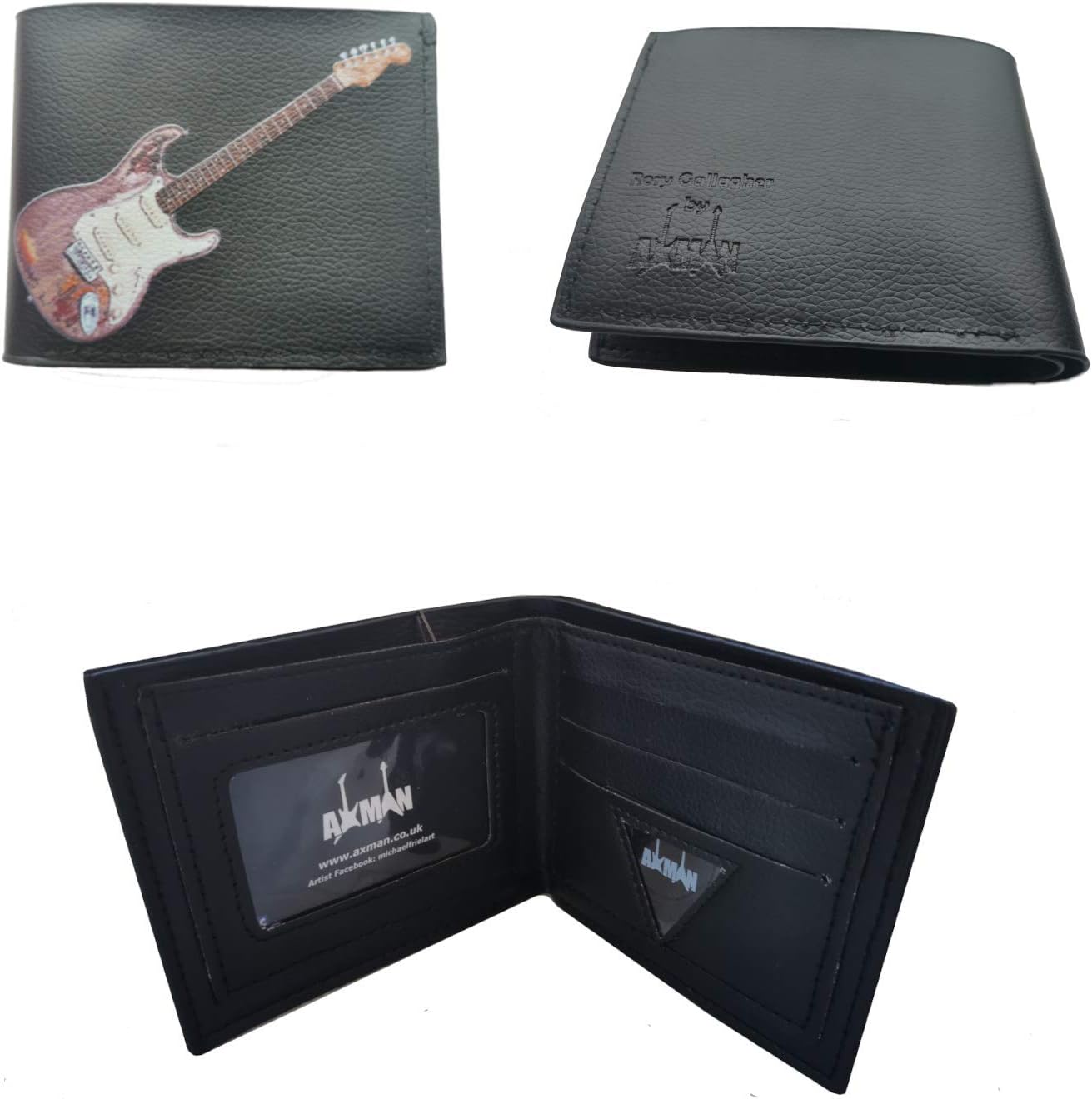 Rory Gallagher Wallet / Gift Box | Plectrum Holder | Vegan Leather | Original Artwork