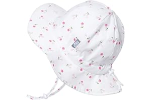 JAN & JUL 50+ UPF Cotton Sun Hat with Wide Brim for Toddler Girls