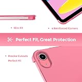 ProCase iPad Case A16 11th Gen 2025 & iPad 10th Gen 2022 Pink Slim view 6