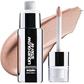 Sacheu Liquid Glow STAY-N Liquid Highlighter & Illuminator Makeup — 30ml Long Lasting Luminous Glow Lightweight Dewy Finish, Aura Glow