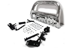 Motorhot 3'' Bull Bar Replacement for 2009 2010 2017 2018 Dodge Ram 1500 and 2009-2018 Ram 1500 Front Bumper Guard Grille Guard Brush Push Guard Exterior Accessories