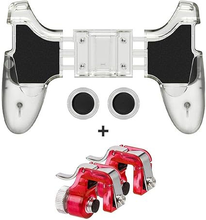Amazon 有線コントローラー シューティングゲームトリガーゲームボタン ゲームパッドジョイスティックのandroid携帯電話用ゲームコントローラーゲームパッド 赤いティガー Sexy Enjoy パソコン 周辺機器 通販