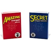 Magic Makers Amazing Svengali and Secret Stripper Deck Kit, Hundreds of Possible Tricks from Beginner to Expert in This Set (Red Svengali and Blue Stripper)