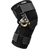 Nvorliy Hinged ROM Knee Brace with Side Stabilizers & Locking Dials, Post Op Knee Immobilizer for Arthritis, ACL, MCL, PCL, Meniscus Tear, Injurie/Knee Pain, Medical Orthopedic Support (Regular)