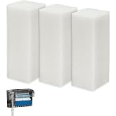 A623 Aquarium Foam Insert Compatible with AquaClear 110 Gallon Filter | Replacement Filters Sponge Pads Fish Tank Filter Maintenance Kit (Pack of 3)