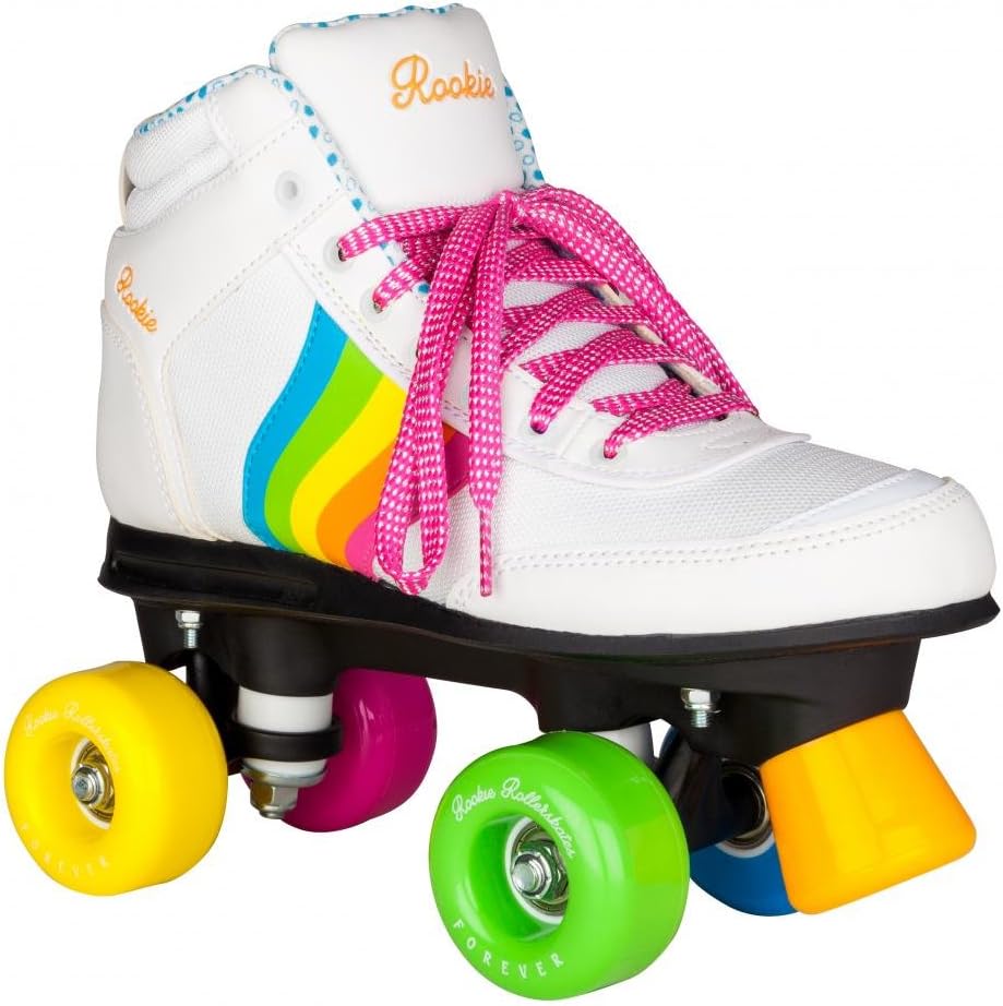 Rookie Forever Rainbow Quad Skates - White (2)