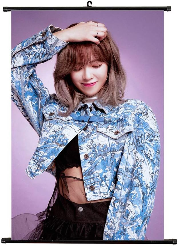 Hosston Kpop Twice Poster, Twice Album《YES or YES》Hanging Poster Wall Scroll Cloth Poster Hanging Painting Nice Gift for Fans(Style 24)