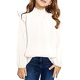 blibean Girl Elegant Tops Semi Formal Blouses Size 6-15 Years