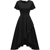 Wedtrend Women's Formal Dresses Mother of The Bride Dress Tea Length Cocktail Dress for Wedding Guest