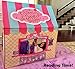 Kids Play Tent Children Playhouse - Toddler Indoor Tent for Girl Pop Up Model Ice-Cream Shop Pink Foldable Portable by K-F Decorations