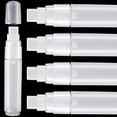 Epakh 4 Pack Refillable Paint Pens, Empty Touch Up Pens, 15 Mm | For Acrylic And Leather Dye, Fine Point Design, Suitable For Wood, Ceramic, Metal, Rock Painting