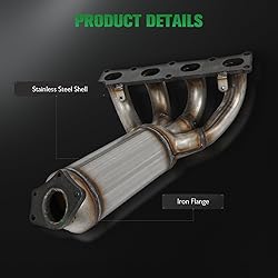 SCITOO 641586 Front Catalytic Converter Fit For