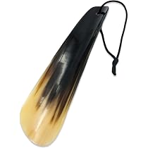 Chausse-pied En Corne Véritable Fait Main - 38 Cm - Naturel Et Résistant