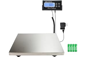 Charmline 660lbs x 0.2oz High Accuracy Digital Postal Scales, Shipping Scale with 15x12 Stainless Steel Platform, Heavy Duty 