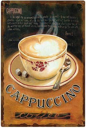 Kakoop Peinture Murale Retro Decoration Murale Pour Bar Bureau Cafe Cafe Maison Decoration Style 4 20 30cm Amazon Fr Cuisine Maison