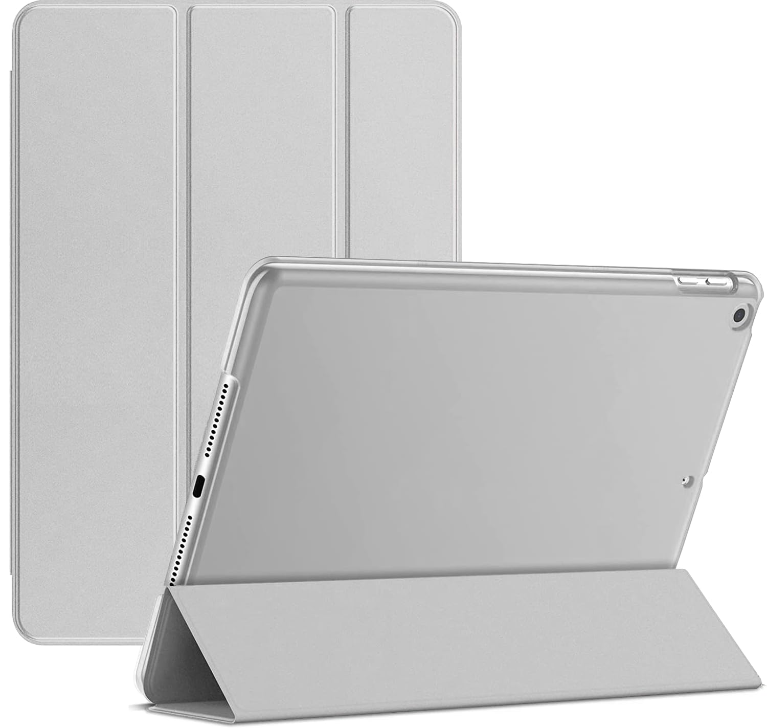 Case for iPad 4/3/2 (Older generations) Smart Magnetic Stand Cover with Automatic Wake/Sleep for iPad 2/3/4 (Silver)