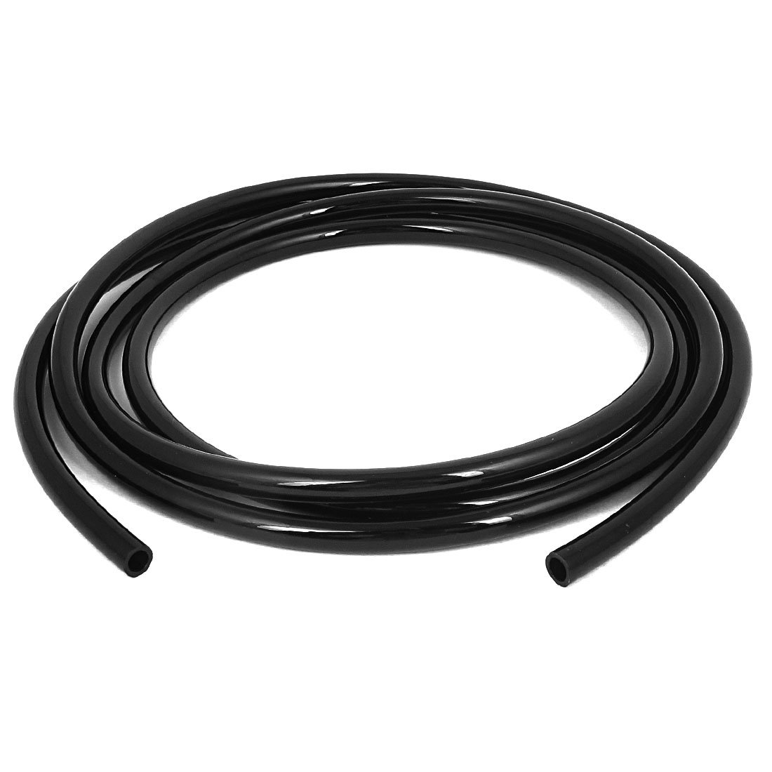 sourcingmap Flexible Tubing Air Polyurethane PU Pipe Tube 10x6.5mm Dia 2.56m Black