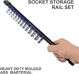 Gunpla Set of 9 Socket Holders 129 Clips SAE/Metric Wall Organizer view 5