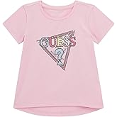 GUESS Girls Eco Short Sleeve High Low T-Shirt
