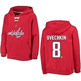 Outerstuff Alexander Ovechkin Washington Capitals #8 Youth Boys Player Name & Number Pullover Fleece Hoodie