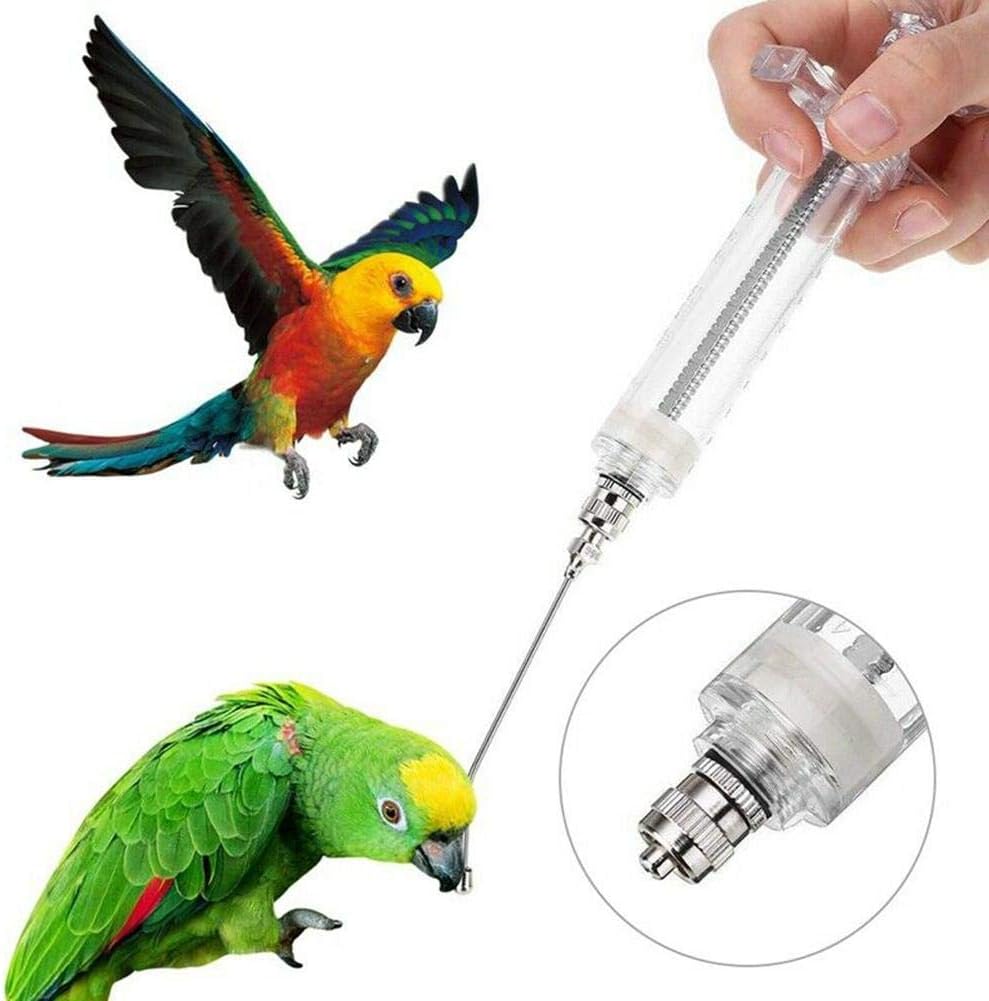 Eillybird Baby Bird Feeder -Cockatiel Budgie Parrot Pet Hand Rearing Feeding Syringes Crop Tubes for Baby Birds Animals