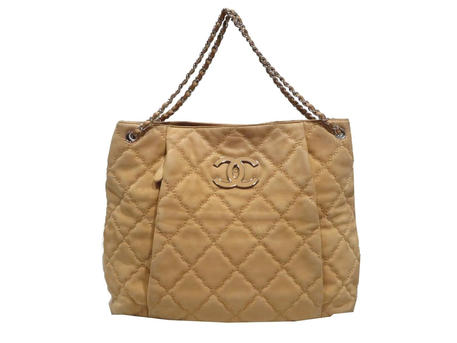 残りわずか シャネル Chanel チェーンショルダートートバッグ ブラウン レザー 中古 B07srhz5 Luzonhealthcare Com