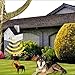 Smarlance Ultrasonic Outdoor Dog Bark Controller Anti-Barking Device Sonic Bark Deterrents Training Tool, Safe for Dogs, Pets and Human, Birdhouse Shape up to 50 Feet Range, Hanging or Mounting