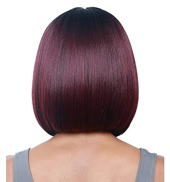 Der Wig Negro Vino Red Wave Head Split Mujer Wig Head Cover