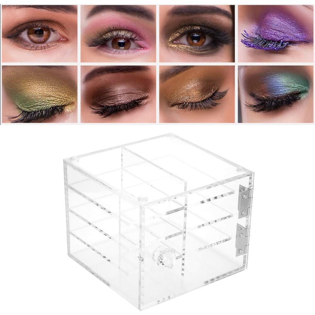 8 Layers False Eyelash Extension Carrying Box Acrylic Storage Box Makeup Cosmetic Case