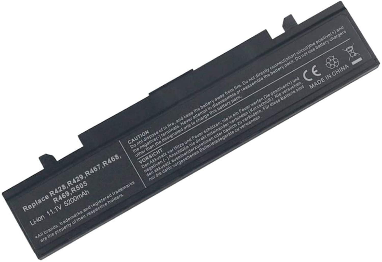AA-PB9NC6B AA-PB9NS6B AA-PB9MC6B AA-PB9NC6W AA-PB9MC6S Laptop Battery Replacement for Samsung NP300E5A R540 RV510 RV511 NP305V5A AA-PB9NS6W NP300V5A Q430 RC512 RV515 NP355V5C R530 R462(11.1V 5200mah)