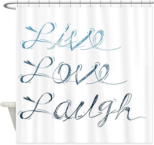 Amazon Com Cafepress Live Love Laugh Shower Curtain Decorative