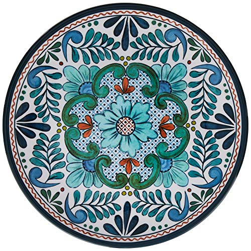 Certified-International-Talavera-9-SaladDessert-Plate-Set-of-6-Multicolor