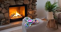 MAYBO SPORTS Gears Fidget Spinner,Solid Metal