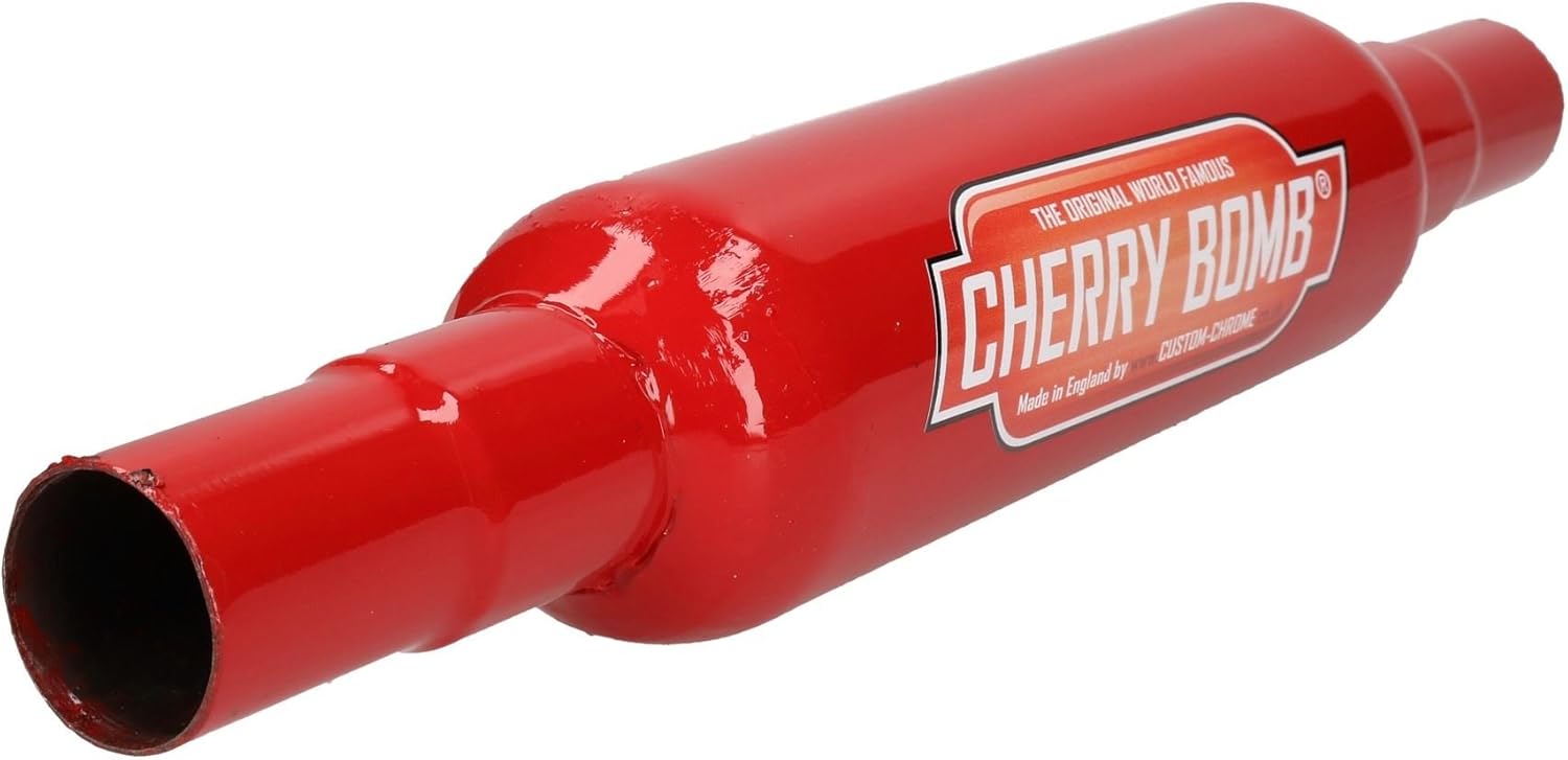 Ab Tools Small Cherry Bomb Performance Exhaust Mid Centre Tail Pipe 3 Body Inline Back Amazon Co Uk Car Motorbike