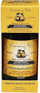Sunny Isle Jamaican Black Castor Oil 100% Pure Hair Eyelash Eyebrow Growth 4 oz view 1